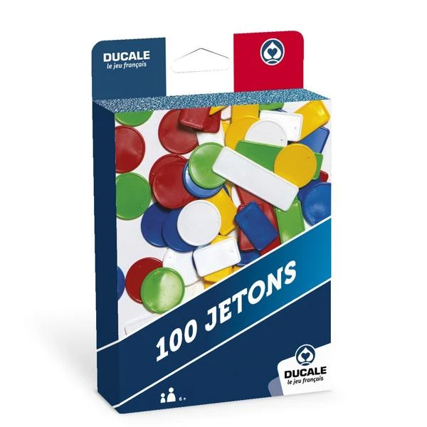 BOITE 100 JETONS - DUCALE 3 BOITE 100 JETONS - DUCALE