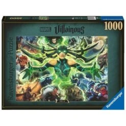 PUZZLE RAVENSBURGER VILLAINOUS MARVEL : HELA - 1000 PIECES