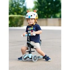 TROTTINETTE EVOLUTIVE MINI 3 EN 1 REVOLUTION - BLEU - MICRO MOBILITY -Créatifs Jeux Magasin 25896