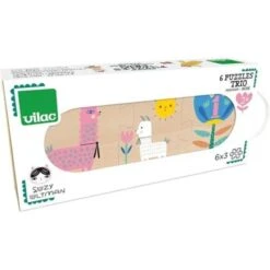 PUZZLE VILAC TRIO : MAMAN BEBES - 3 PIECES