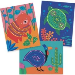 COFFRET PEINTURE AU BATON - POINTILLISME - DJECO -Créatifs Jeux Magasin 3