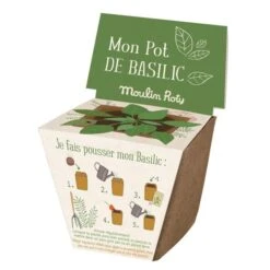 POT DE GRAINES BASILIC - LE JARDIN DU MOULIN - MOULIN ROTY