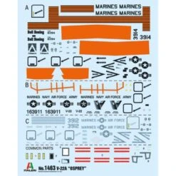 ITALERI - V-22 OSPREY -Créatifs Jeux Magasin 45621 ita1463
