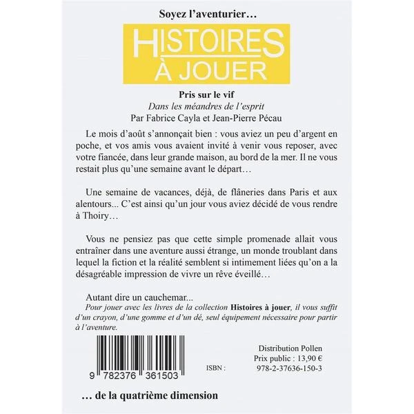 HISTOIRES À JOUER - PRIS SUR LE VIF 4 HISTOIRES À JOUER - PRIS SUR LE VIF – Image 2