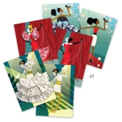 COFFRET CARTES A FROUFROUS - DJECO -Créatifs Jeux Magasin 5