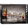 PUZZLE EUROGRAPHICS : PONT DE BROOKLYN, NEW YORK - 1000 PIECES -Créatifs Jeux Magasin 6000 0662