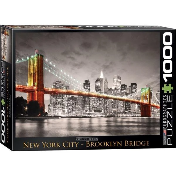 PUZZLE EUROGRAPHICS : PONT DE BROOKLYN, NEW YORK - 1000 PIECES 3 PUZZLE EUROGRAPHICS : PONT DE BROOKLYN, NEW YORK - 1000 PIECES