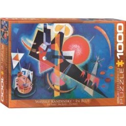 PUZZLE EUROGRAPHICS - BEAUX ARTS - W. KANDINSKY : EN BLEU - 1000 PIECES