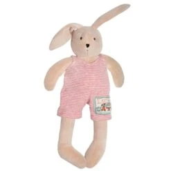 PELUCHE SYLVAIN LE LAPIN - LES PETITS FERES - MOULIN ROTY