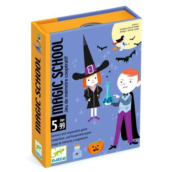 JEU DE CARTES - MAGIC SCHOOL - DJECO 3 JEU DE CARTES - MAGIC SCHOOL - DJECO