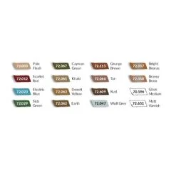 VALLEJO / PRINCE AUGUST - GAME COLOR SET SPECIALISTE 72188 -Créatifs Jeux Magasin 72188 Color