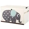 COFFRE A JOUETS PLIABLE ELEPHANT - 3 SPROUTS