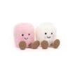PELUCHES CHAMALLOWS ROSE BLANC - JELLYCAT -Créatifs Jeux Magasin A6MPW