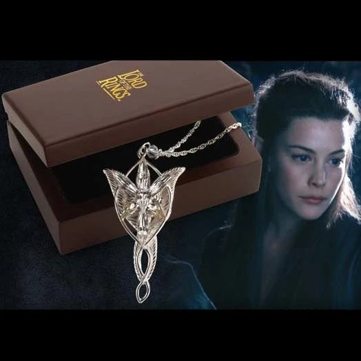 PENDENTIF ÉTOILE DU SOIR ARWEN - Argent 925ème - SEIGNEUR DES ANNEAUX 3 PENDENTIF ÉTOILE DU SOIR ARWEN - Argent 925ème - SEIGNEUR DES ANNEAUX