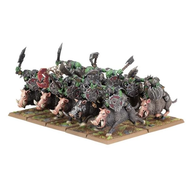 WARHAMMER THE OLD WORLD - ORC & GOBLIN TRIBES - ORC BOAR BOYZ MOB / BANDE D'ORQUES SUR SANGLIERS 4 WARHAMMER THE OLD WORLD - ORC & GOBLIN TRIBES - ORC BOAR BOYZ MOB / BANDE D'ORQUES SUR SANGLIERS – Image 2