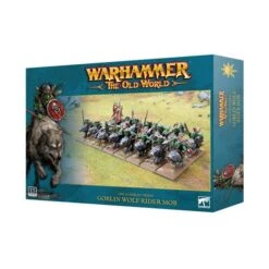 WARHAMMER THE OLD WORLD - ORC & GOBLIN TRIBES - GOBLIN WOLF RIDER MOB / BANDES DE GOBELINS SUR LOUPS