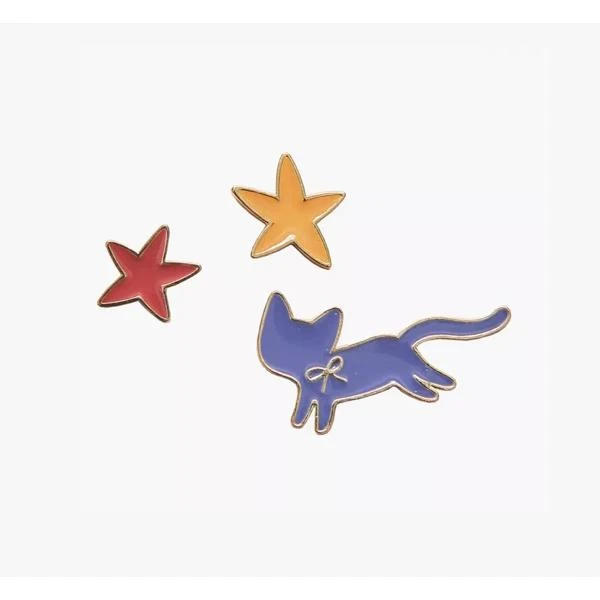 SET DE 3 PIN'S LAQUES CHAT - LES PARISIENNES - MOULIN ROTY 4 SET DE 3 PIN'S LAQUES CHAT - LES PARISIENNES - MOULIN ROTY – Image 2