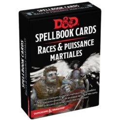 DD5 - CARTES DE SORTS - RACES ET PUISSANCES MARTIALES