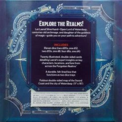 DD5 - FORGOTTEN REALMS - EXPLORER'S KIT 7 DD5 - FORGOTTEN REALMS - EXPLORER'S KIT -Créatifs Jeux Magasin DD 5 LAERAL SILVERHANDS EXPLORERS KIT 9