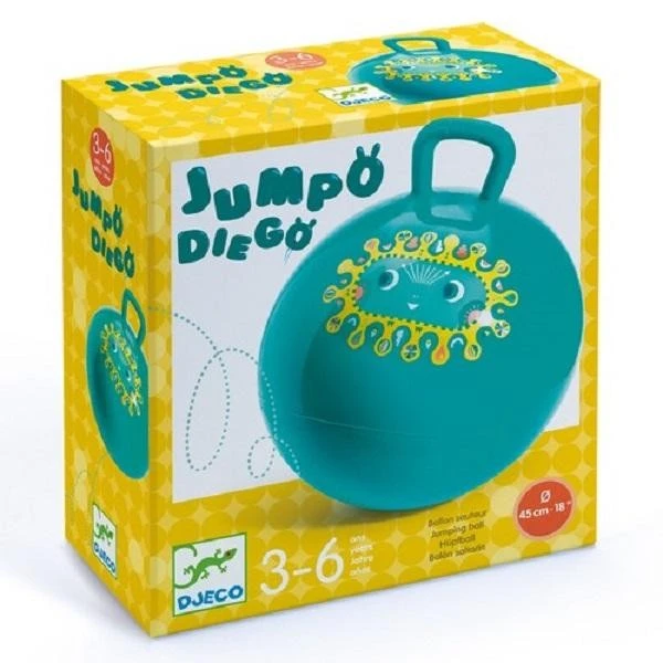 BALLON SAUTEUR - JUMPO DIEGO-DJECO 3 BALLON SAUTEUR - JUMPO DIEGO-DJECO