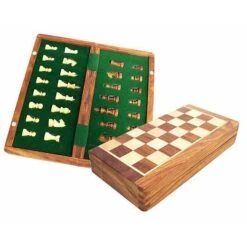 JEU D'ÉCHECS MAGNÉTIQUE PLIABLE - 18 Cm