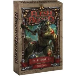 FLESH AND BLOOD - HEAVY HITTERS - DECK BLITZ : RHINAR (VO)