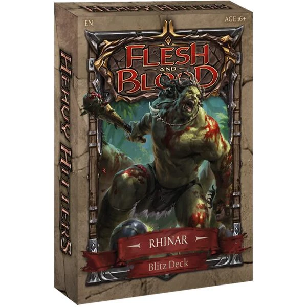 FLESH AND BLOOD - HEAVY HITTERS - DECK BLITZ : RHINAR (VO) 3 FLESH AND BLOOD - HEAVY HITTERS - DECK BLITZ : RHINAR (VO)