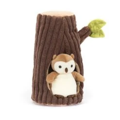 PELUCHE HIBOU ET SON ABRI - JELLYCAT -Créatifs Jeux Magasin FORF2O 3