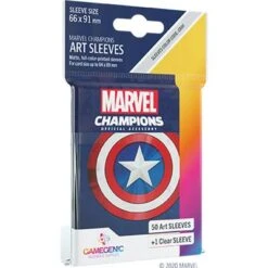 SLEEVES - MARVEL CHAMPIONS JCE - CAPTAIN AMERICA (50)