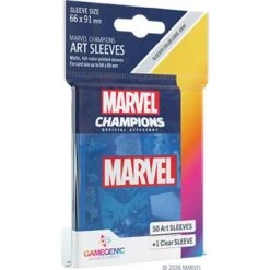 SLEEVES - MARVEL CHAMPIONS JCE - BLEU (50)