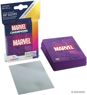 SLEEVES - MARVEL CHAMPIONS JCE - PURPLE (50) 4 SLEEVES - MARVEL CHAMPIONS JCE - PURPLE (50) – Image 2