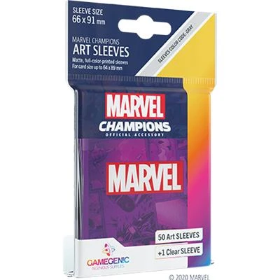 SLEEVES - MARVEL CHAMPIONS JCE - PURPLE (50) 3 SLEEVES - MARVEL CHAMPIONS JCE - PURPLE (50)