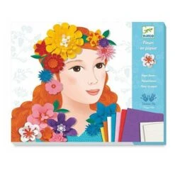 COFFRET ACTIVITES PAPIER - JEUNES FILLES EN FLEURS - DJECO