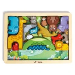 PUZZLE 3D : ANIMAUX DU MONDE - HAPE