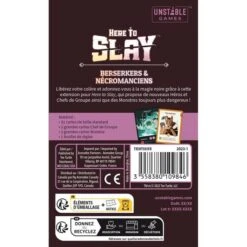 HERE TO SLAY - BERSERKERS ET NÉCROMANCIENS -Créatifs Jeux Magasin HERE TO SLAY BERSERKERS ET NECROMANCIENS 9