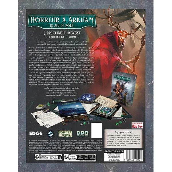 HORREUR À ARKHAM - LE JEU DE RÔLE : L'INSATIABLE ABYSSE 5 HORREUR À ARKHAM - LE JEU DE RÔLE : L'INSATIABLE ABYSSE – Image 3