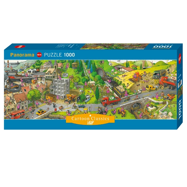 PUZZLE HEYE - J. J. Loup : Journée Chargée - 1000 Pièces 3 PUZZLE HEYE - J. J. Loup : Journée Chargée - 1000 Pièces