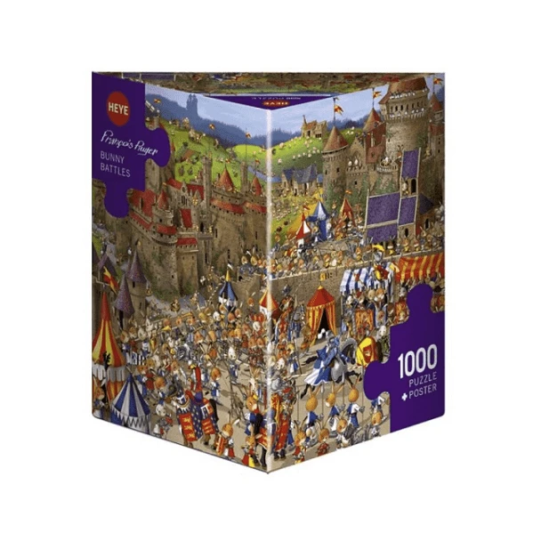 PUZZLE HEYE - F. RUYER : BUNNY BATTLES - 1000 PIECES 3 PUZZLE HEYE - F. RUYER : BUNNY BATTLES - 1000 PIECES