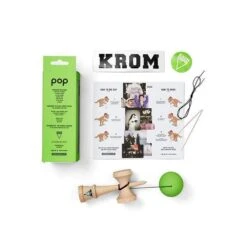 KENDAMA POP - LIME GREEN - KROM -Créatifs Jeux Magasin KENDAMA POP 3