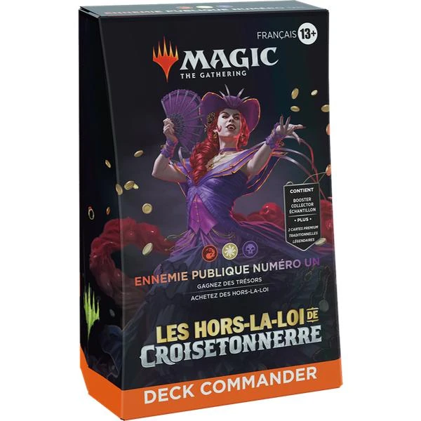 MAGIC - LES HORS-LA-LOI DE CROISETONNERRE - DECK COMMANDER - ENNEMIE PUBLIQUE NUMÉRO 1 3 MAGIC - LES HORS-LA-LOI DE CROISETONNERRE - DECK COMMANDER - ENNEMIE PUBLIQUE NUMÉRO 1