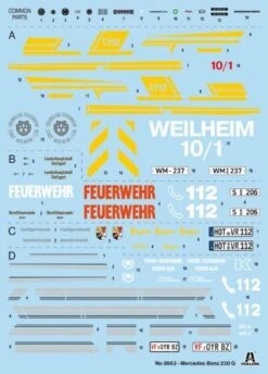 ITALERI - MERCEDES G230 POMPIERS -Créatifs Jeux Magasin Mercedes Benz G230 Feuerwehr 3