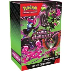 POKEMON - BUNDLE / LOT DE 6 BOOSTERS - ÉCARLATE ET VIOLET - FABLE NÉBULEUSE