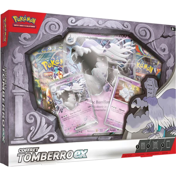 POKEMON - COFFRET - TOMBERRO-EX 3 POKEMON - COFFRET - TOMBERRO-EX