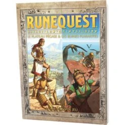 RUNEQUEST - AIDES DE JEU - LE PLATEAU PEGASE ET LES RUINES FUMANTES