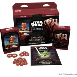 STAR WARS UNLIMITED - CRÉPUSCULE DE LA RÉPUBLIQUE - KIT DE DÉMARRAGE POUR 2 JOUEURS