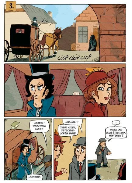 SHERLOCK HOLMES BD - TOME 4 : LE DÉFI D'IRÈNE ADLER 4 SHERLOCK HOLMES BD - TOME 4 : LE DÉFI D'IRÈNE ADLER – Image 2