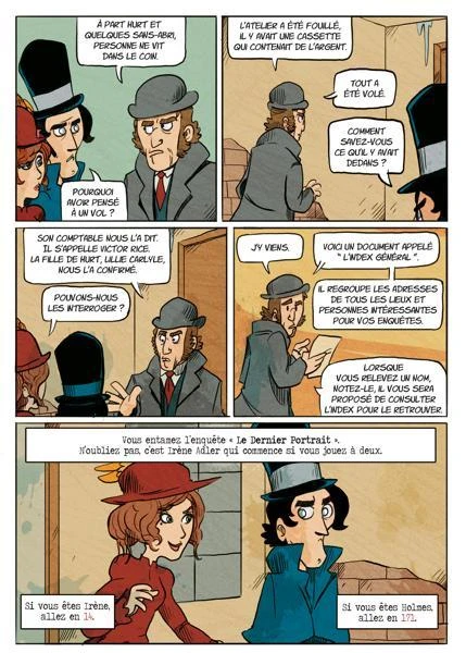SHERLOCK HOLMES BD - TOME 4 : LE DÉFI D'IRÈNE ADLER 5 SHERLOCK HOLMES BD - TOME 4 : LE DÉFI D'IRÈNE ADLER – Image 3