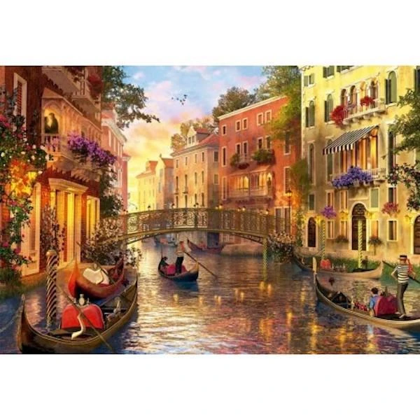 PUZZLE EDUCA : VENISE AU COUCHER DU SOLEIL - 1500 PIECES 4 PUZZLE EDUCA : VENISE AU COUCHER DU SOLEIL - 1500 PIECES – Image 2