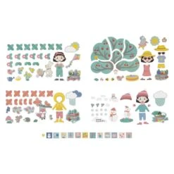 CALENDRIER DES SAISONS - VERSION FRANCAISE - JANOD -Créatifs Jeux Magasin calendrr des saisons