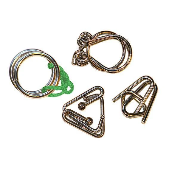 CASSE-TÊTE - SET DE 4 CASSE-TÊTES MÉTAL JUNIOR 4 CASSE-TÊTE - SET DE 4 CASSE-TÊTES MÉTAL JUNIOR – Image 2